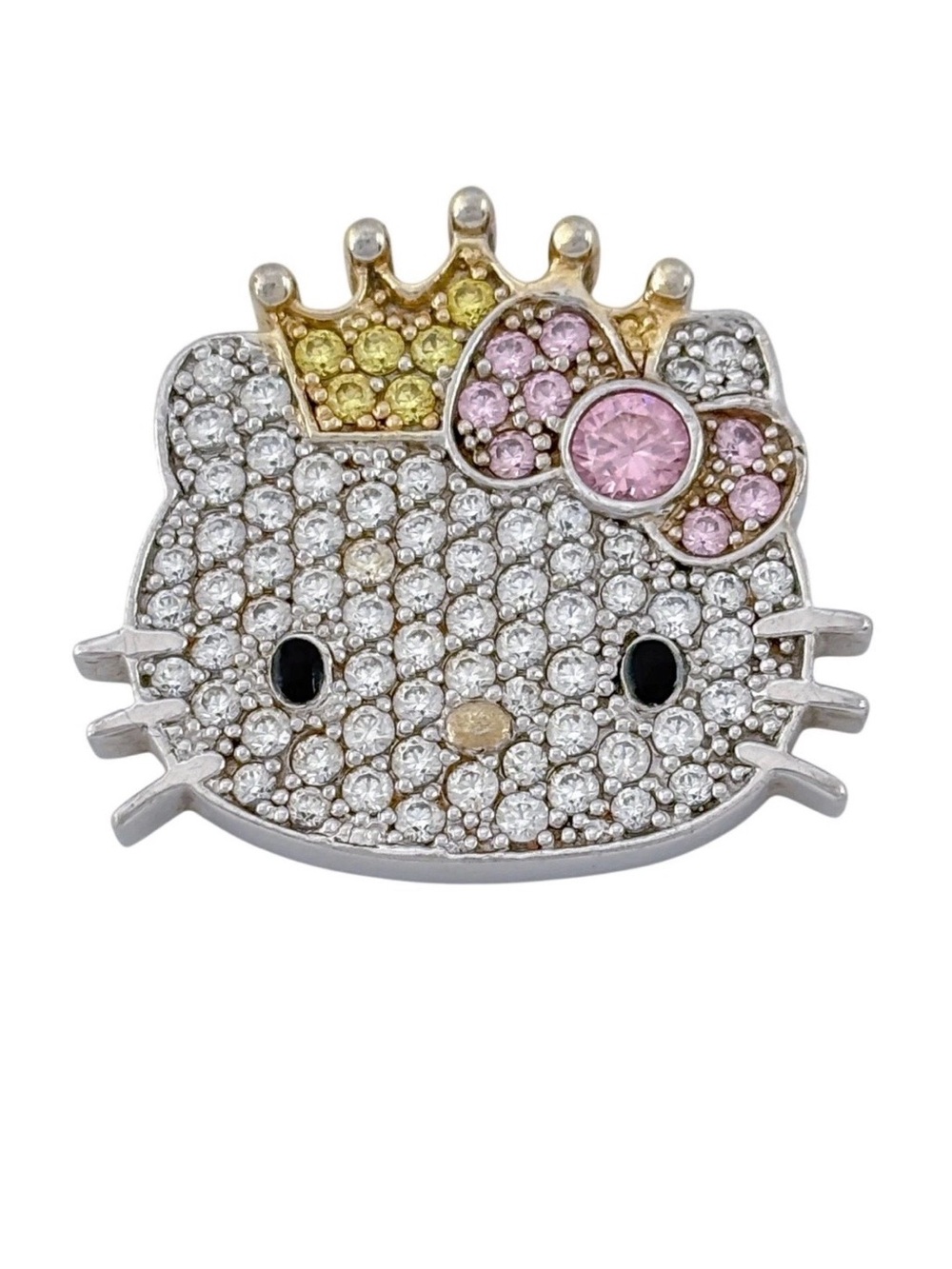 Sanrio diamonique hello kitty princess pendant 925